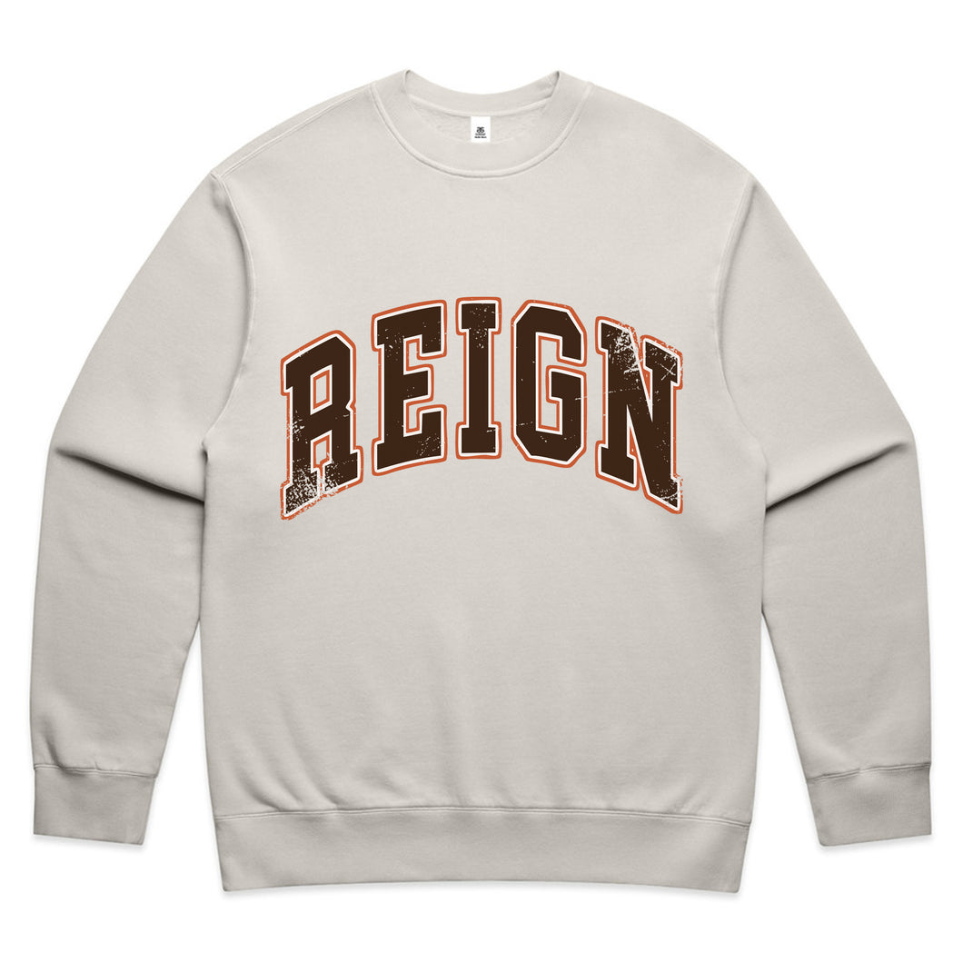 Reign Gym Crewneck - Browns